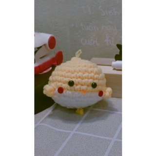 Móc khóa gà bông handmade cute🐥❤