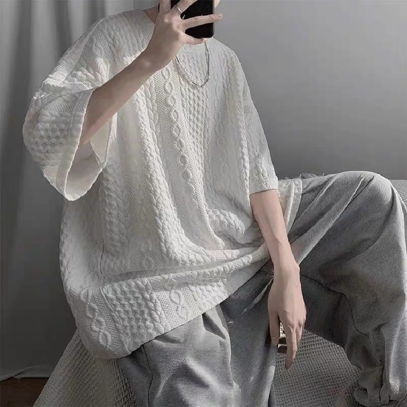 ÁO THUN HOẠ TIẾT NỔI VẢI BÔNG TRẦN UNISEX SIZE M-2XL, CÓ SIZE BIGSIZE