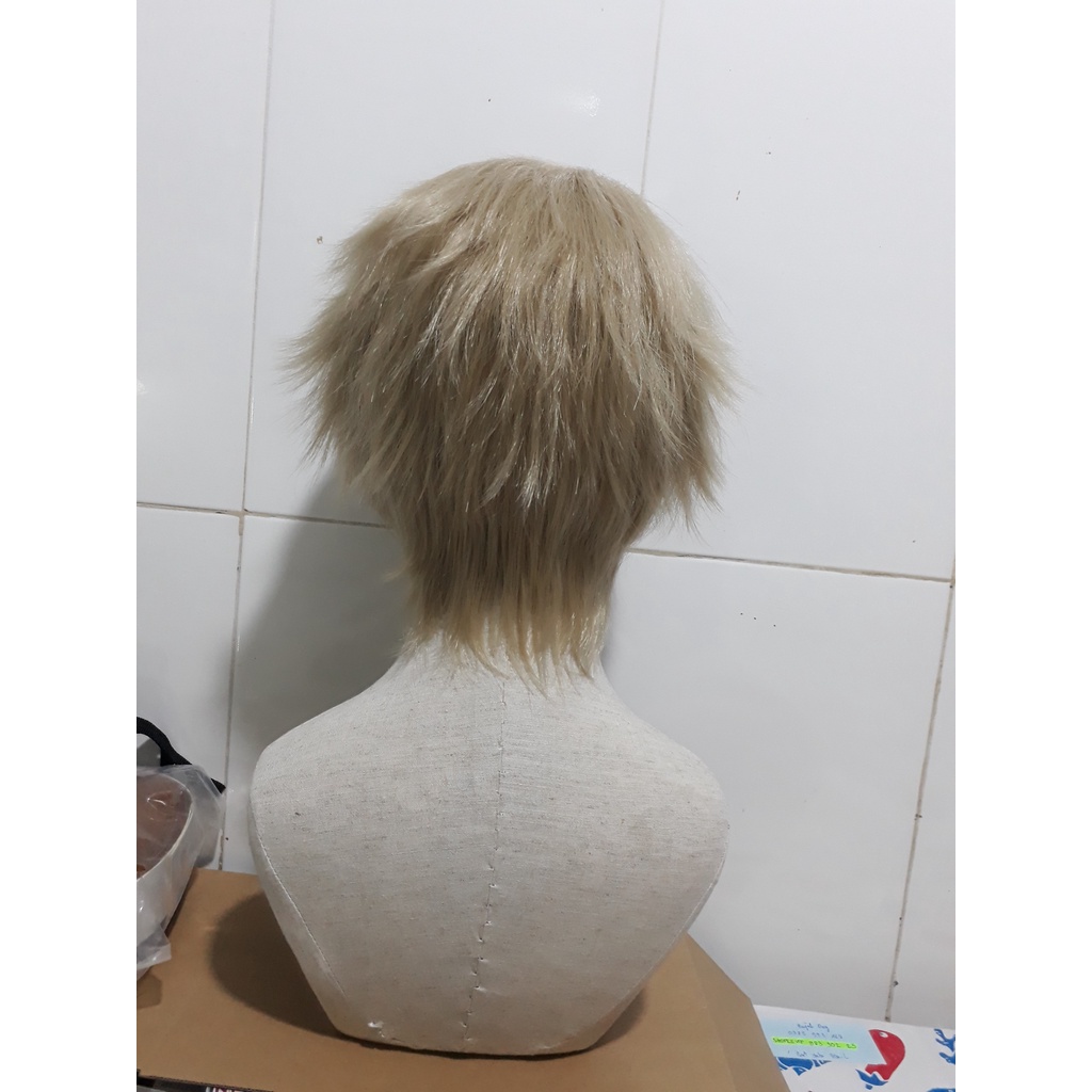 Wig/ tóc giả nam cosplay Loid Forger Spy x family Gia đình điệp viên màu vàng trà
