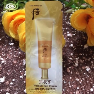 10 gói Kem chống nắng whoo vàng chống nhăn chống lão hóa wrinkle sun