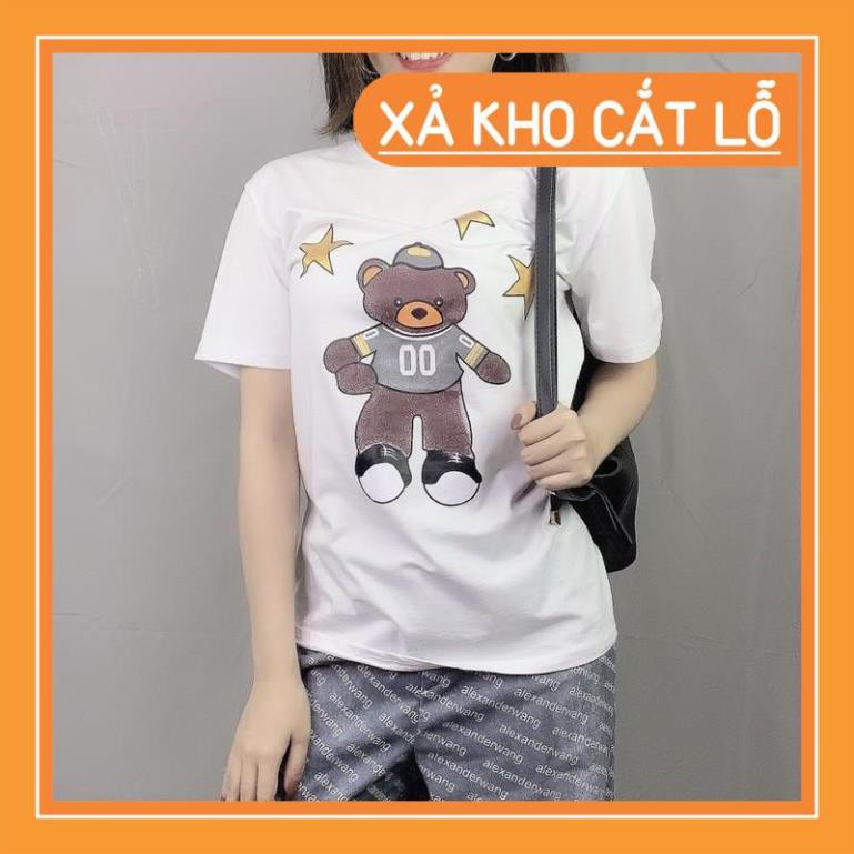 áo thun - áo phông -  trắng unisex cao cấp chất đẹp thương hiệu M.o. s.c.h. i.n.o qccc
