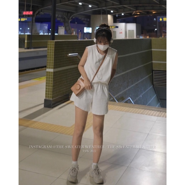 SET BỘ CỘC TANK TOP KÈM LÓT MÙA HÈ  SET BỘ TANKTOP ULZZANG