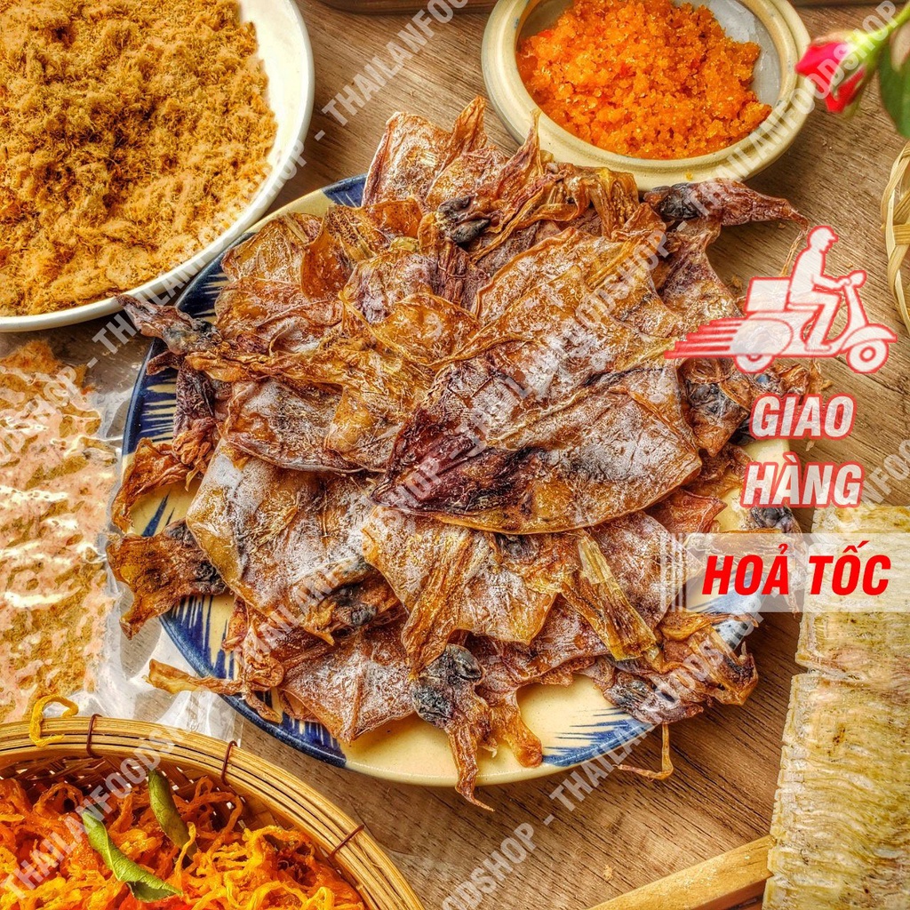 Khô Mực Mini HomeMade không mặn Túi 500Gr (Hút Chân Không)