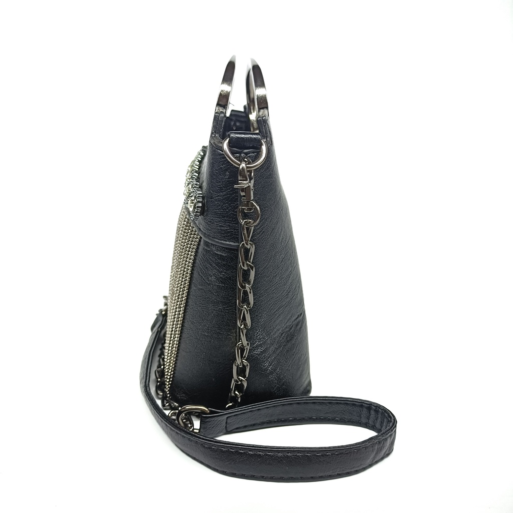 Túi xách nữ Quảng Châu đính đá tán đinh sang chảnh, đeo vai đeo chéo phòng cách trẻ trung