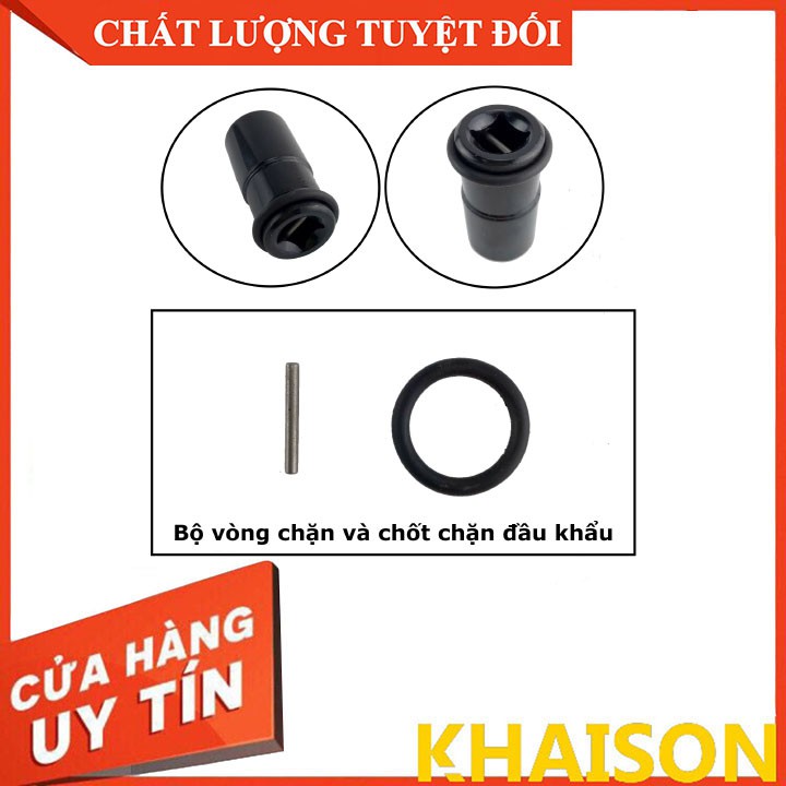 Bộ vòng chặn bằng cao su (gioăng cao su) và chốt chặn khóa đầu khẩu cho máy siết bulong