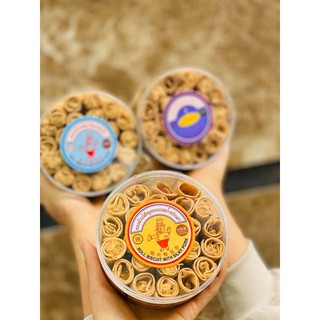 Bánh quế cuộn chà bông