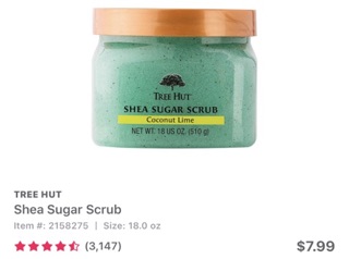 Set dưỡng da Tree Hut 4 món kèm túi