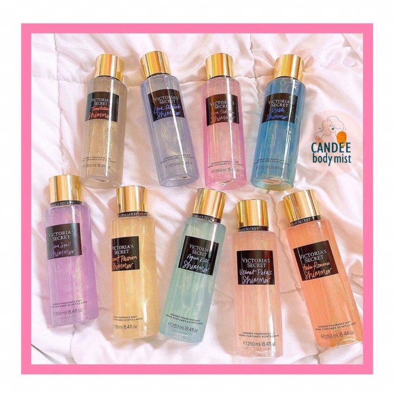 Body mist xịt thơm Victoria’s Secret 250ml có kim tuyến bling bling