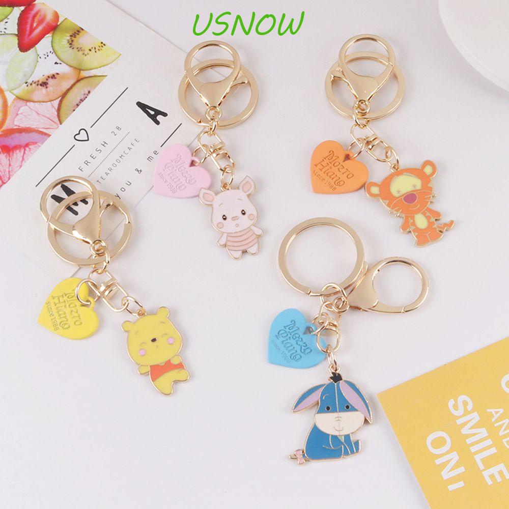 Móc Khóa Kim Loại Hình Chú Heo Hoạt Hình Dễ Thương