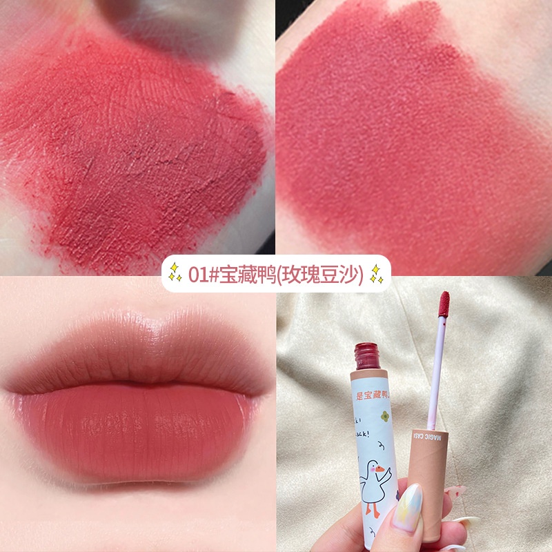 [Hàng mới về] Set son kem Abpopa màu lì chống thấm nước lâu trôi xinh xắn | BigBuy360 - bigbuy360.vn
