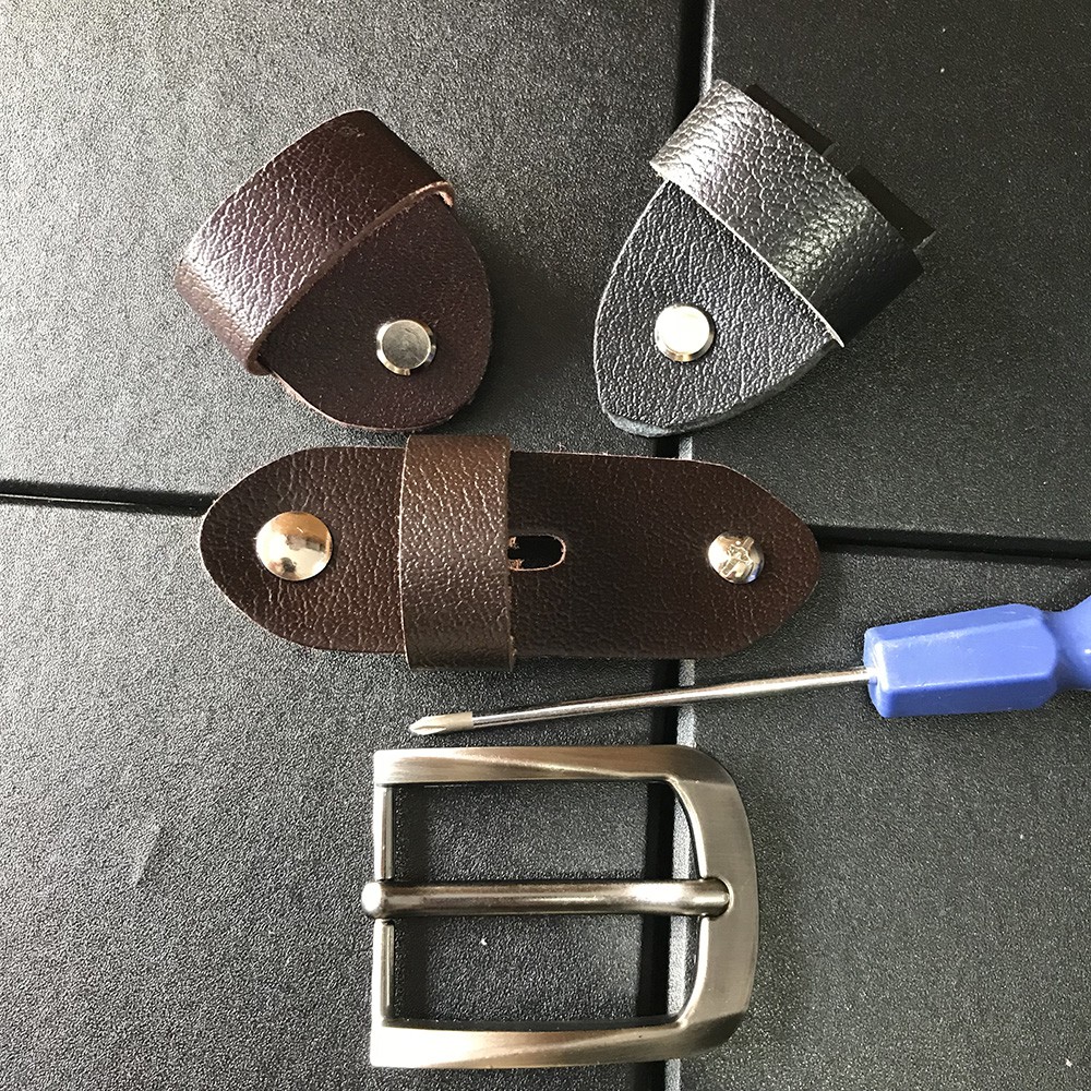 Đai bách da gắn đầu thắt lưng khóa kim 4.0cm - GIÁ RẼ VÔ ĐỊCH THỦ