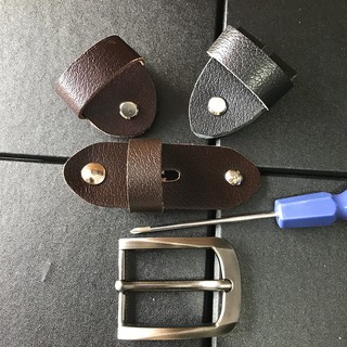 Đai bách da gắn đầu thắt lưng khóa kim 4.0cm - giá rẽ vô địch thủ