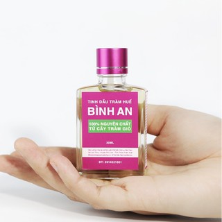 TINH DẦU TRÀM HUẾ BÌNH AN (Chai nhỏ giọt 30ml) 100% Nguyên Chất - Sản xuất thủ công truyền thống