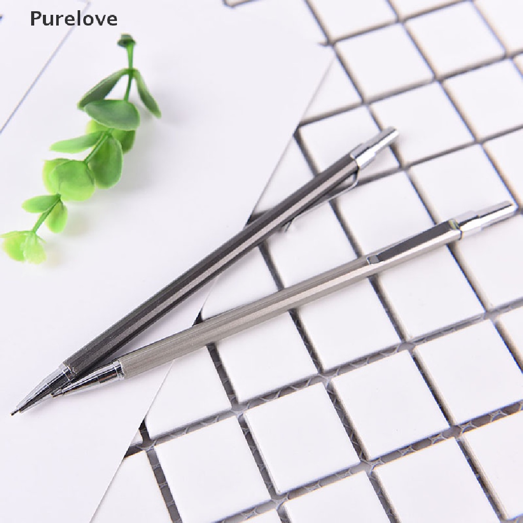 [Hàng mới về] Bút chì bấm bằng kim loại ngòi 0.5/ 0.7mm