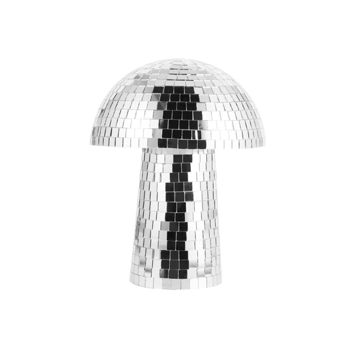 5 inch nấm Disco Ball Gương thủy tinh Gạch nấm Handmade Shiny Balls