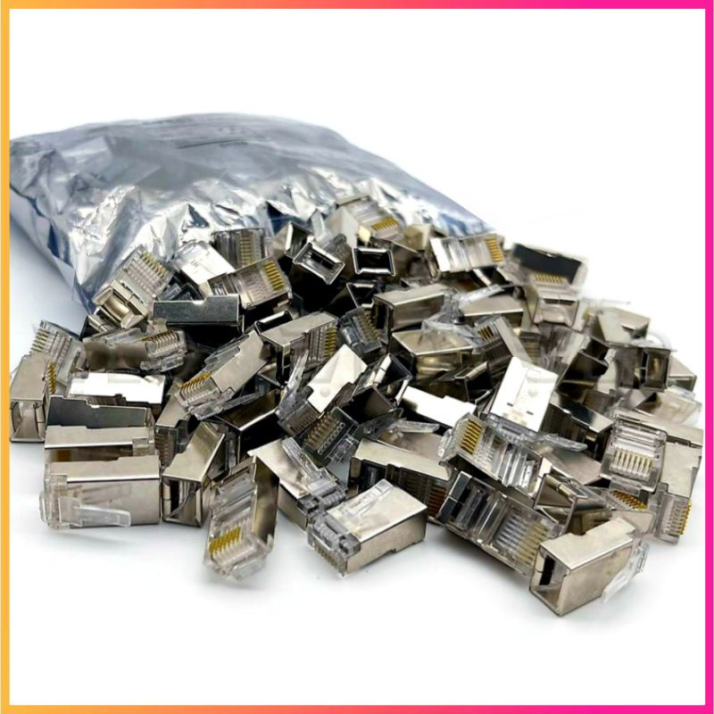 Hạt mạng bọc sắt  RJ45 chuẩn CAT5E, CAT6 KINGMASTER