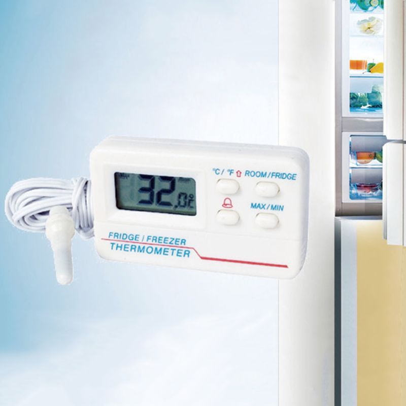 Bộ Cảm Biến Đông Lạnh Liền Thân - 50°Phụ Kiện Chuyên Dụng Chất Lượng Cao C ~ 70°Nhiệt Kế Kỹ Thuật Số LCD Cho Tủ Lạnh