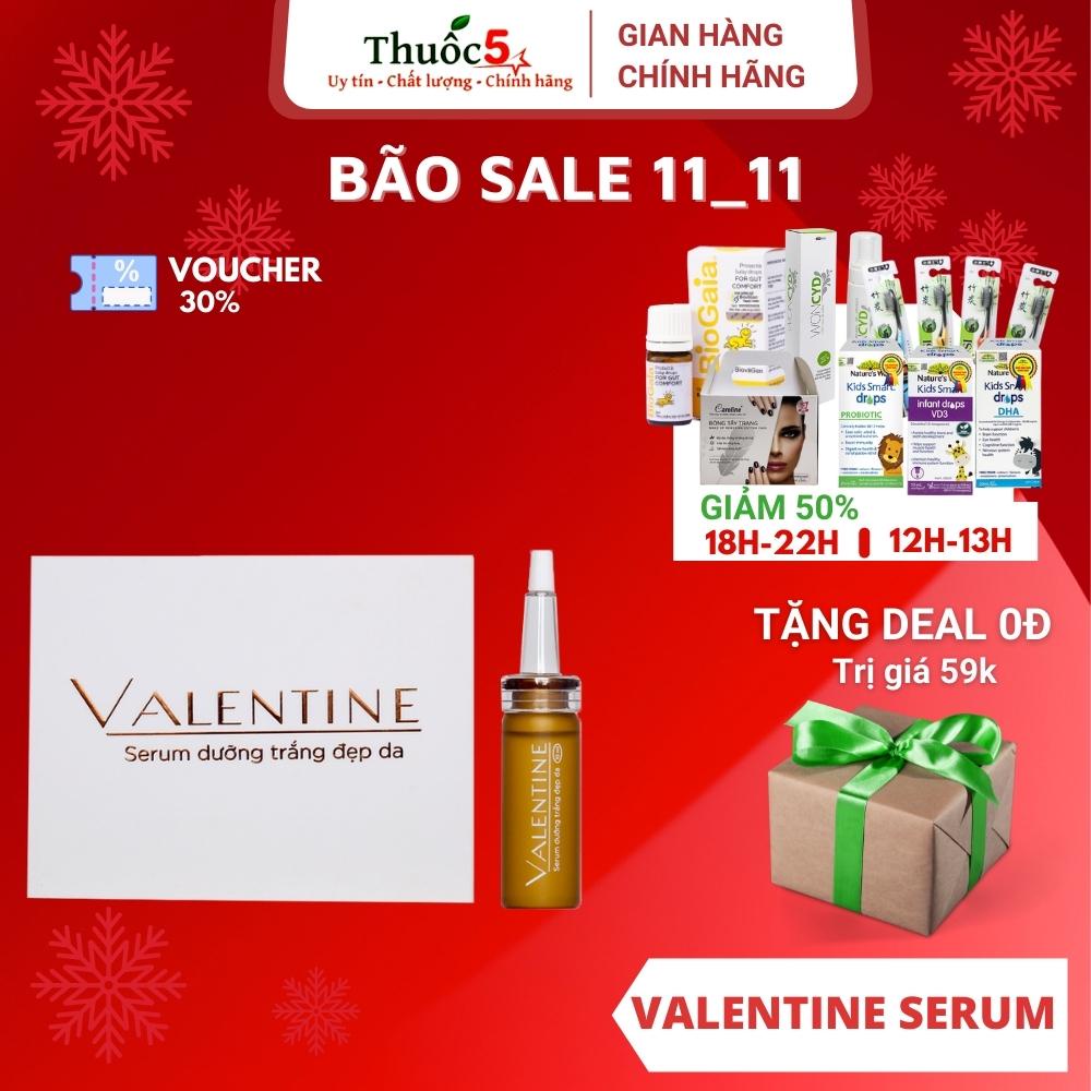 [GIÁ GỐC] Valentine serum dưỡng trắng đẹp da, chống lão hóa - Lọ 10ml