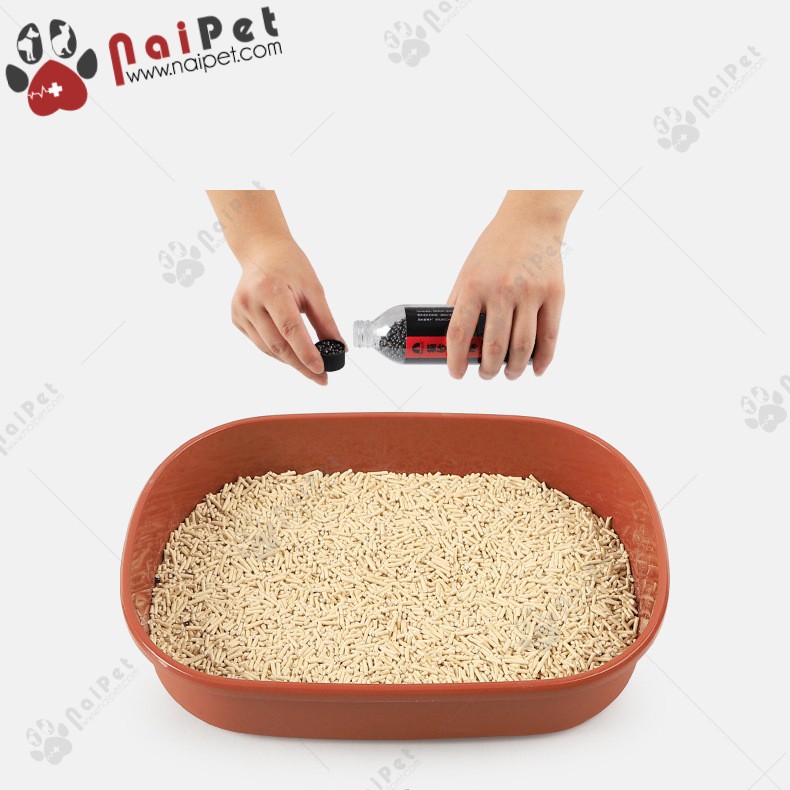 Hạt Khử Mùi Vệ Sinh Cát Mèo Chai 300g