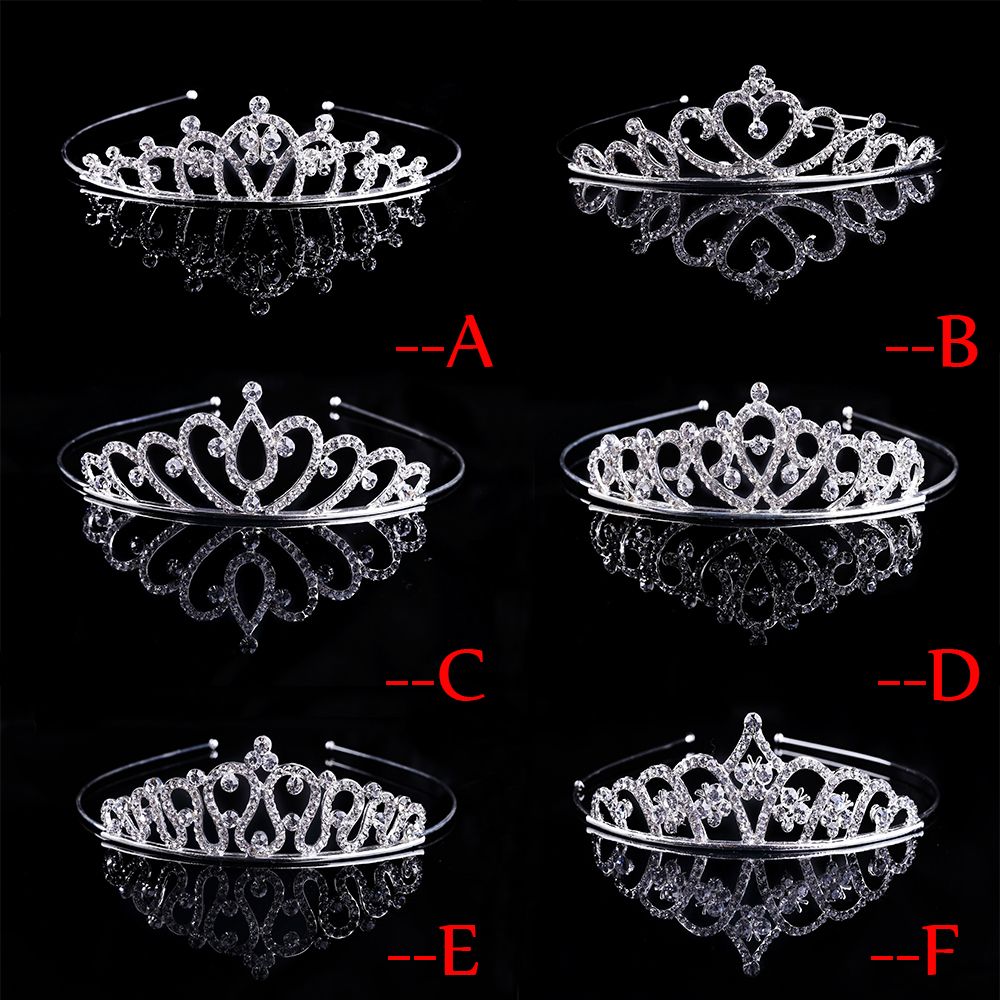 Crystal Rhinestone Crown Headband Stunning Bridal Wedding Jewelry Tiaras Crowns Headbands Hair Headband