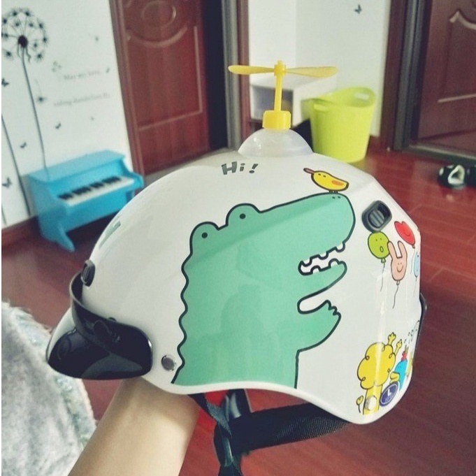 Chong chóng, sừng gắn trang trí mũ bảo hiểm