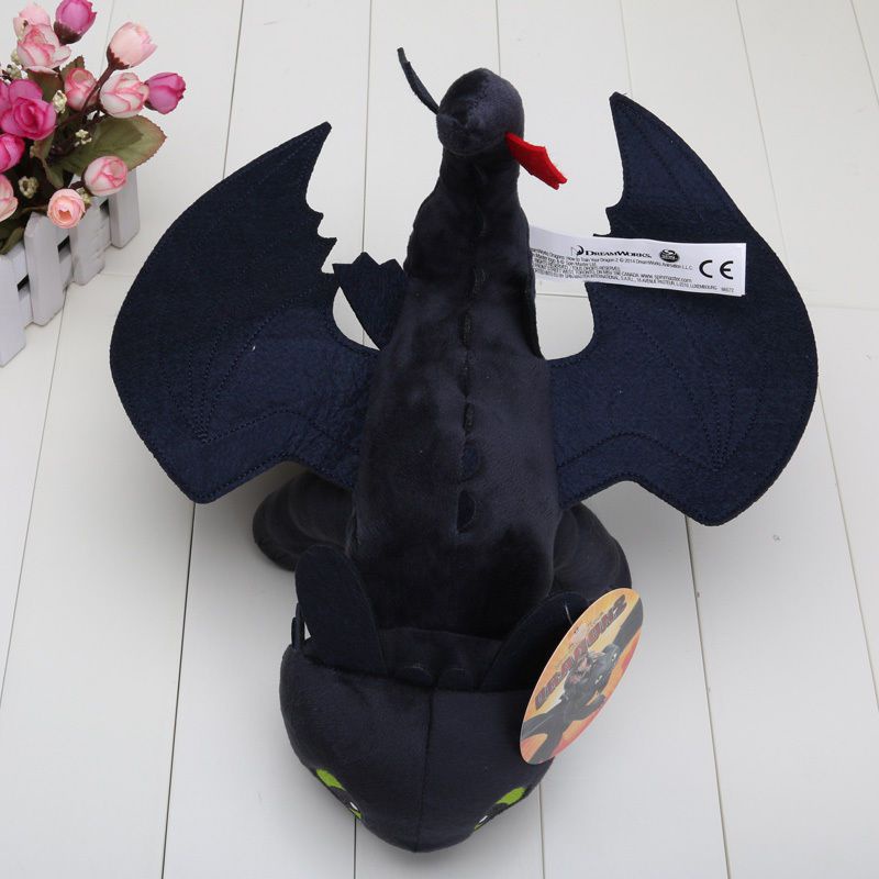 55cm How to Train Your Dragon 3 Toothless Anime Stuffed Toy Night Fury Plush Doll Soft Toys Kids Gifts