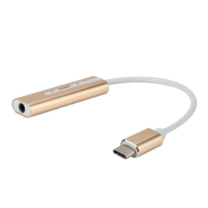 Mua ngay Cáp chuyển USB Type C ra cổng âm thanh 3.5mm vỏ nhôm dùng cho điện thoại, laptop [Giảm giá 5%]
