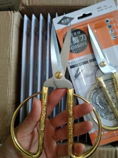 Kéo rồng vàng size to 21cm