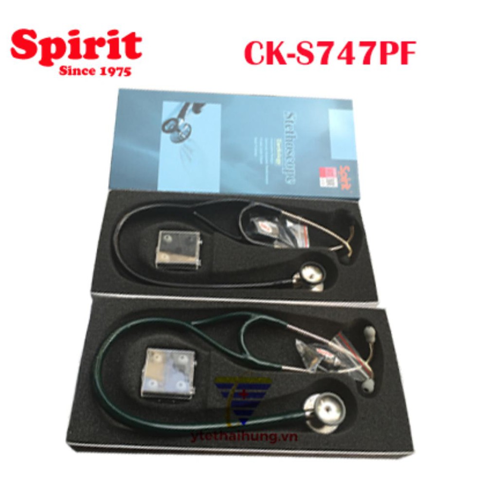 Spirit Ống nghe tim mạch 2 mặt cao cấp  Spirit CK- S747PF