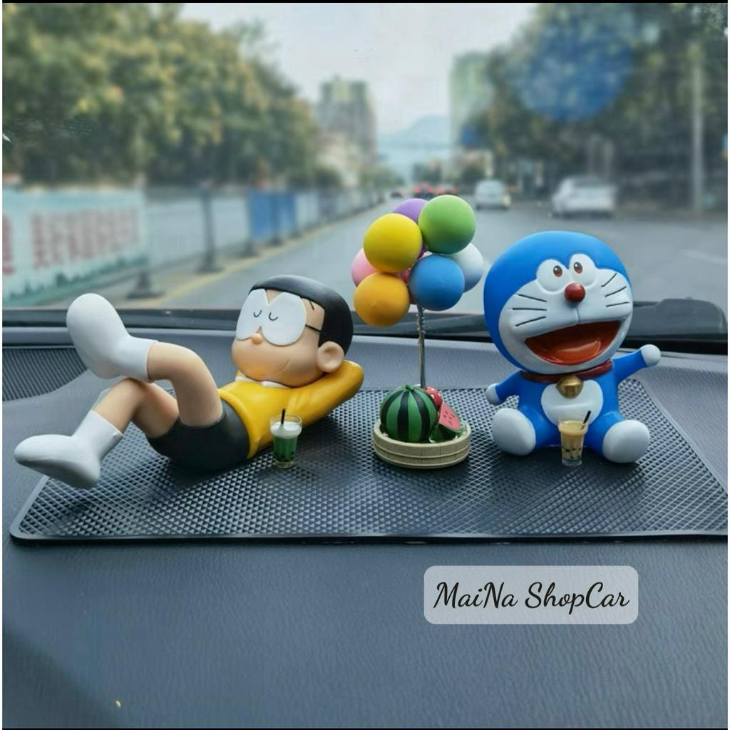 Mô hình mèo ú Doraemon Doremon Nobita đa sắc thái trang trí ô tô, nhà cửa, bàn làm việc-Mai na Shop Car
