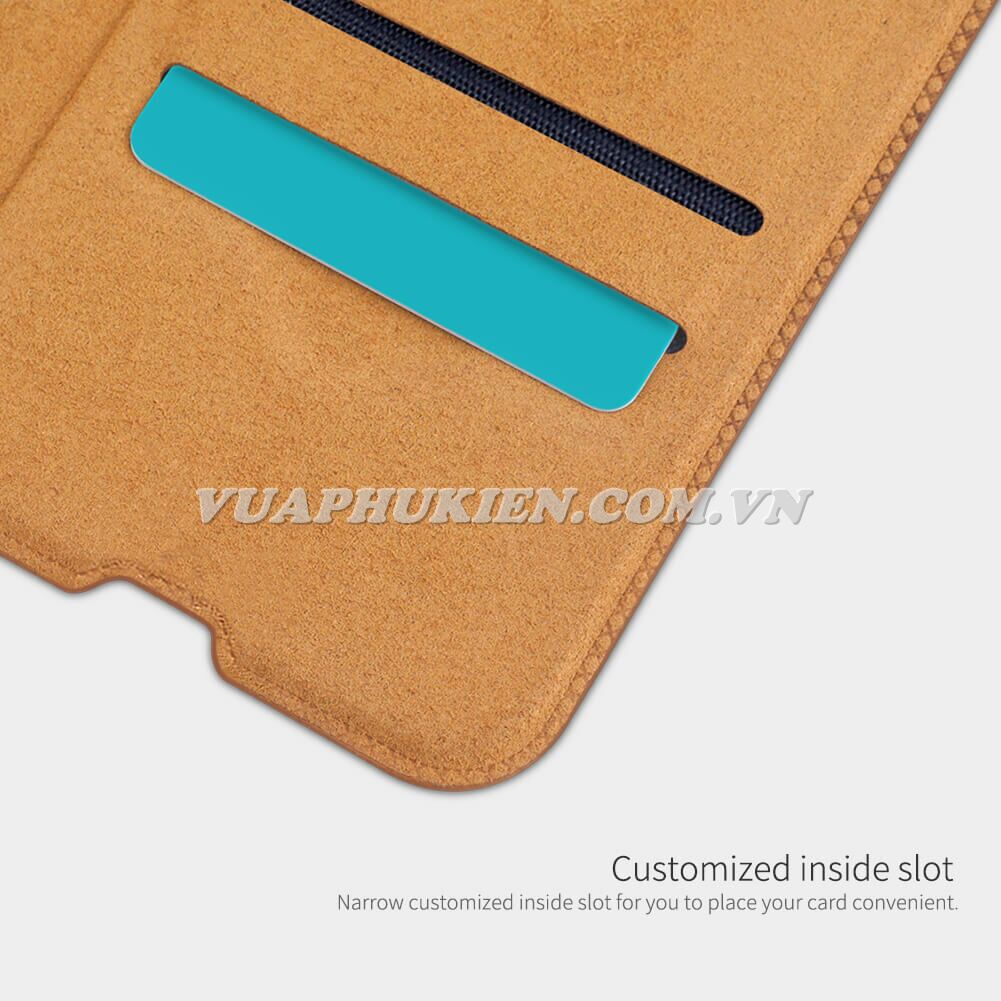 Bao da dành cho Samsung Galaxy M31, M30s, M30, M21, M20, M11, M10 chính hãng Nillkin QIN Leather Case