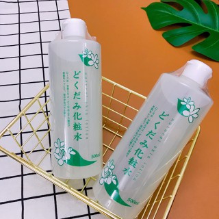 Nước hoa hồng lotion toner diếp cá Dokudami ngăn ngừa mụn 500ml