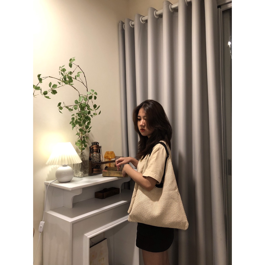 Túi Xách Đan Cói Thời Trang Mùa Hè Đi Biển Cho Nữ