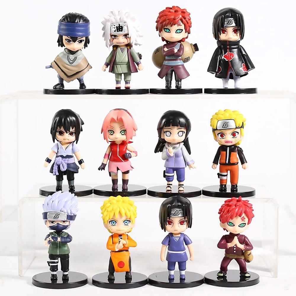 6 Mô Hình Nhân Vật Sasuke Obito Itachi Kakashi Phim Naruto