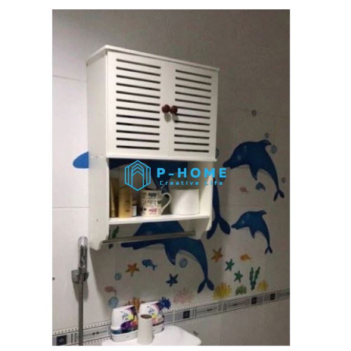 Tủ nhà tắm treo 2 tầng P-HOME | BigBuy360 - bigbuy360.vn