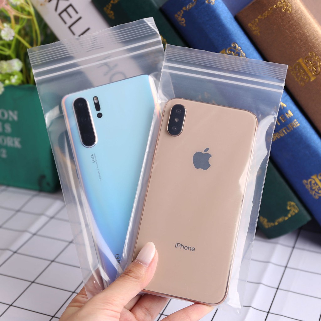 Túi Đựng Điện Thoại Hai Lớp Khóa Zip Chống Thấm Nước Cho Apple Vivo Huawei Oppo