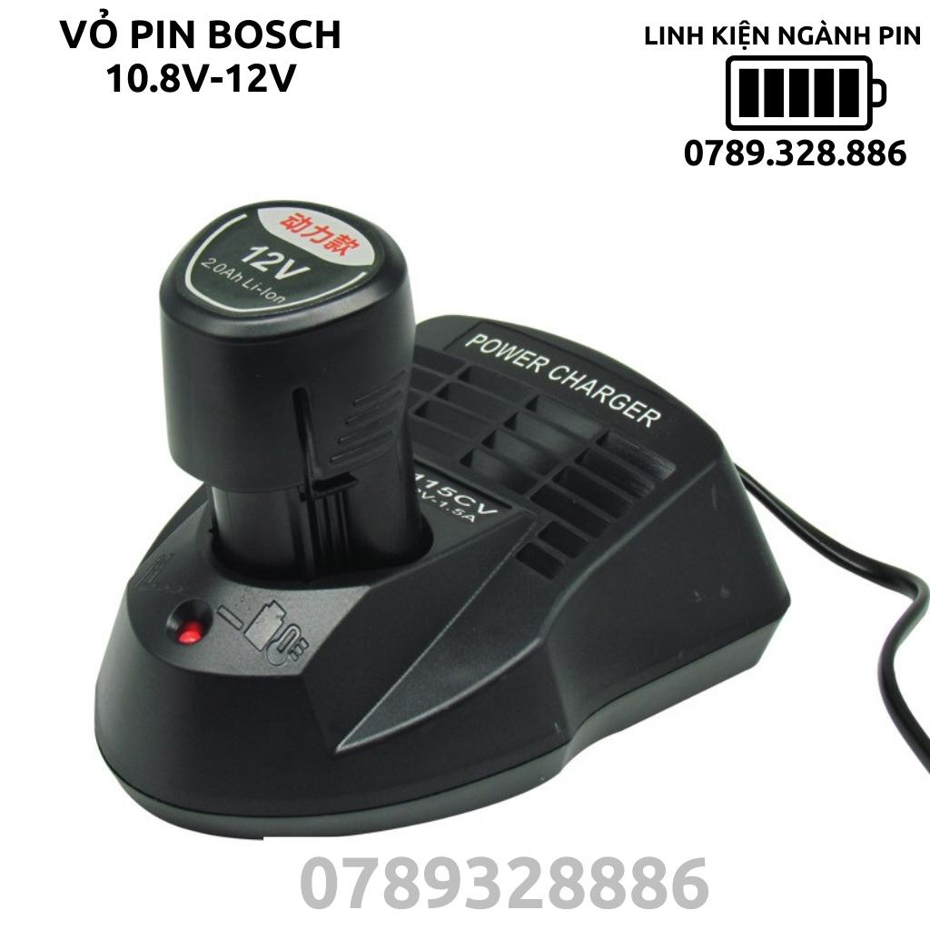 Vỏ pin bosch 10.8v 12v nhận sạc zin