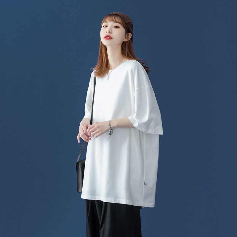 Áo thun trơn Basic tee nam nữ, áo phông unisex Oversize phông tay lỡ 11 màu.
