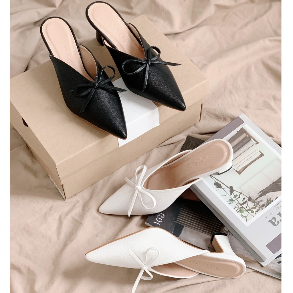 Ribbon Mules Twentyfive Studio - Giày mũi nhọn