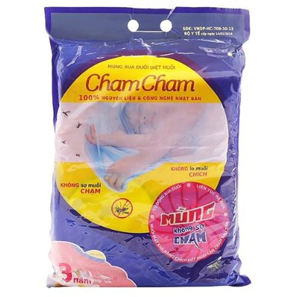 (XẢ KHO)Mùng xua đuổi muỗi Cham Cham - ChamCham