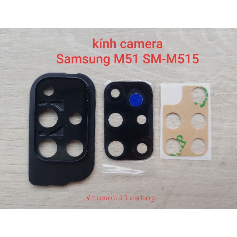 Kính camera sau có khung của Samsung M51 SM-M515