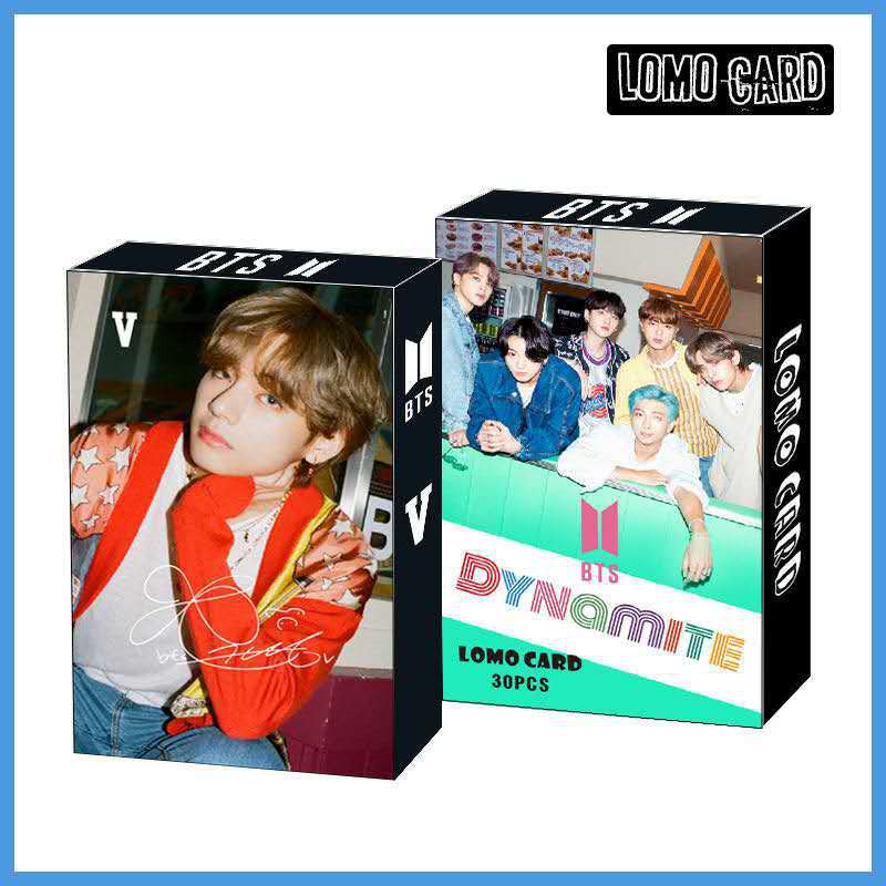 Hộp thẻ ảnh Lomo card BTS nhóm nhạc Kpop và lomo từng thành viên