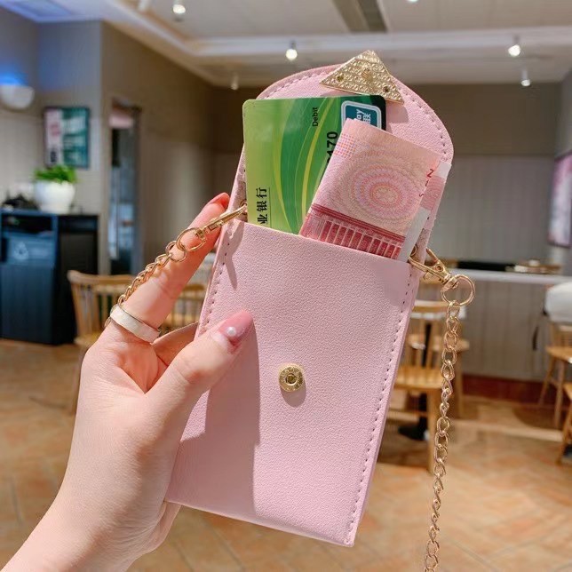 Ốp Điện Thoại Mềm Dạng Ví Có Dây Đeo Chéo Cho iphone 15 14 13 11 12 pro max mini se 2020 x xs max xr 6 6s 7 8 plus