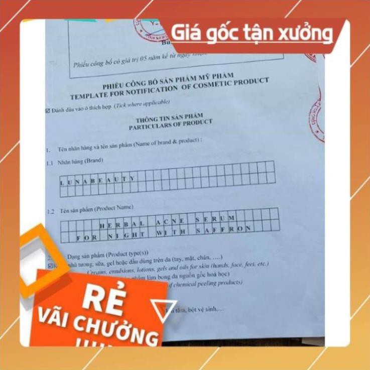 SERUM HERBAL ACNE LUNA BEAUTY 3 IN 1 [SIÊU ƯU ĐÃI] | BigBuy360 - bigbuy360.vn