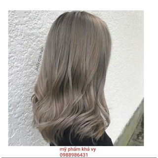 Tuýp Kem Thuốc Nhuộm Tóc Màu Nâu Lạnh, Nâu Khói Lạnh 7/1 Medium Ash Blonde