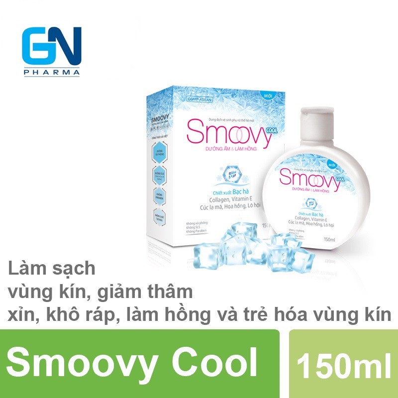 Dung dịch vệ sinh phụ nữ Smoovy, Smoovy Cool lọ 150ml