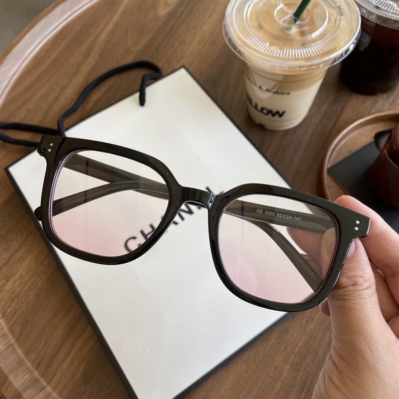 Kính mát chống bức xạ ánh sáng xanh cho nam nữ màu hồng NPPK023