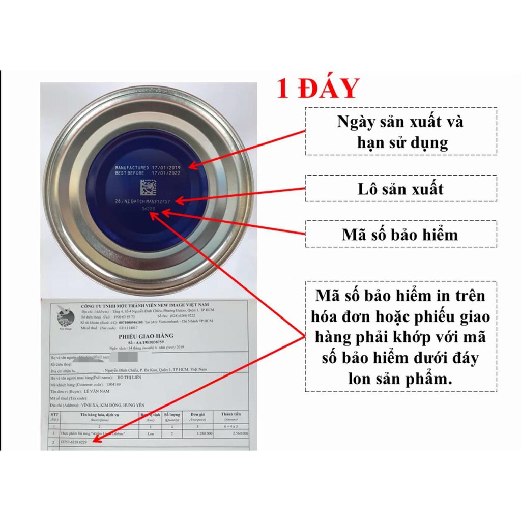 [ CÓ KÈM HÓA ĐƠN ] 1 Thùng 6 Hộp Sữa Non Alpha Lipid 450g New Zealand | BigBuy360 - bigbuy360.vn