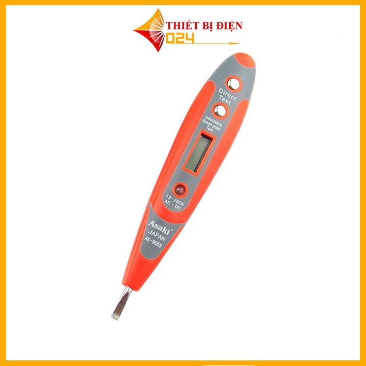 Bút thử điện Asaki AK-9059 hiển thị màn hình điện tử cao cấp