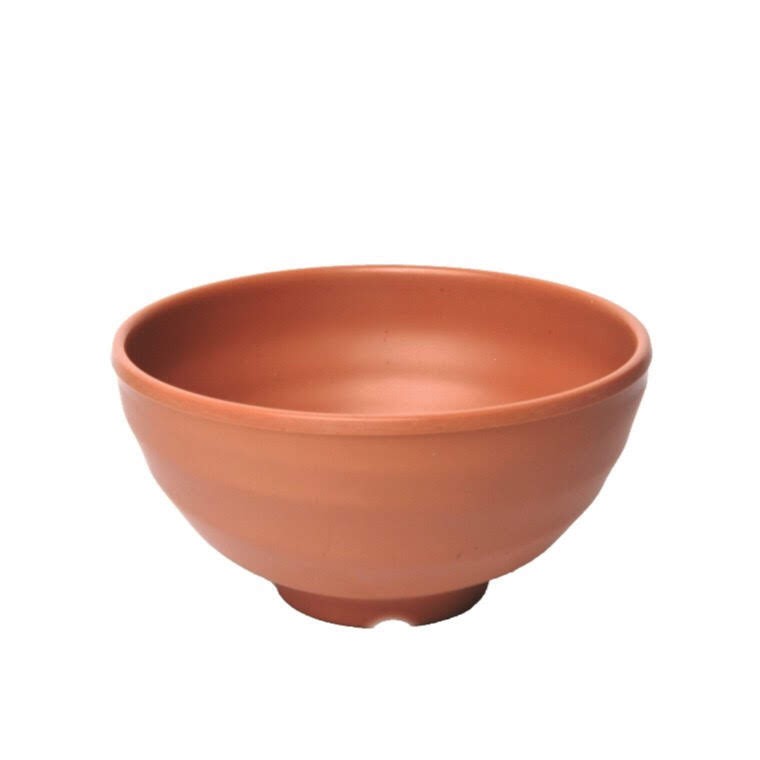 Chén cơm 11.4 x 5.8 cm nhựa melamine phíp nhám đen, ngói - small bowl F-CO15